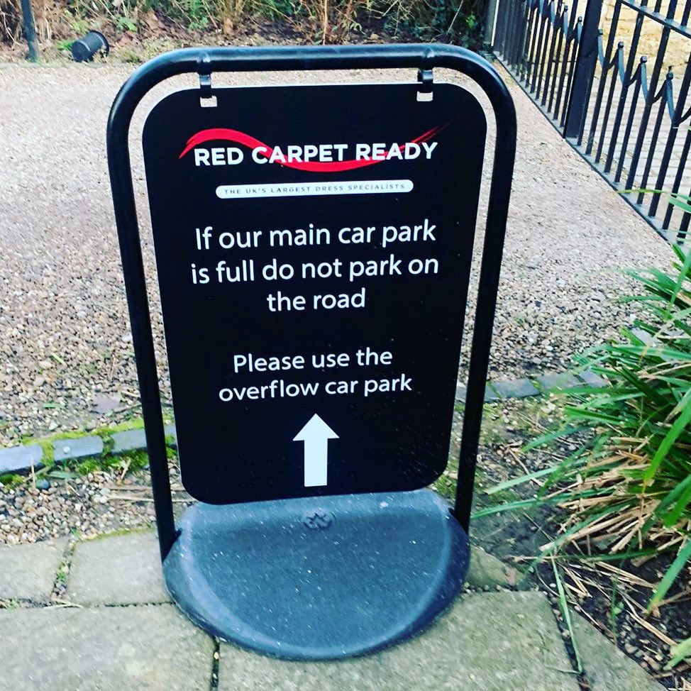 grssignscouk's tweet photo. New #pavement sign for Red Carpet Ready #30yearsofqualitysignmaking #grssigns https://t.co/q4ikNyqLk7