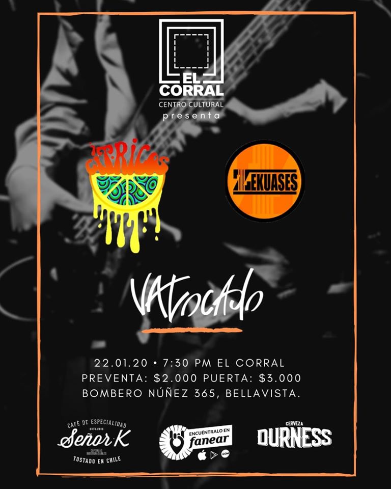 Zekuases's tweet photo. El Miercoles estaremos en El corral, Centro cultural....no se lo pierdan!!
https://t.co/zFq4FlJZso

#rockchileno #santiagodechile #rock #musicachilena #band #life #fun #musically #youtube #repost #spotify #songwriter #soundcloud #friends #happy #musicians #zekuasesbanda https://t.co/rQg3MBlpit