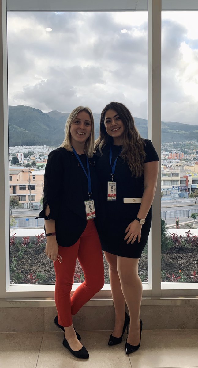 UNACanada's tweet photo. #SmallWorld ๐ While in Ecuador, UNA-Canada Service Corps PO, Jessica, ran into Moreen, who is an upcoming Junior Professional Consultant from UNA-Canadaโs International Youth Internship Programme! In a few weeks, Moreen will be starting her Internship with @UNDPIndonesia! ๐ https://t.co/7Mn9sJisFU