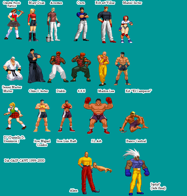 HannahM58930295's tweet photo. Alrededor 1998-1999 tuve ese juego -Deadly Arts-para N64 aca personajes creados alli en sprites.Rocio se hizo alli a si misma.
Lo mas probable un sfondi para mugen de ellos.
#Deadlyarts #GASP #Nintendo64 #RocioRamos #RocioRocket #CAWS
DA link:
https://t.co/3DXtsdms20 https://t.co/4nfQqcGdn4
