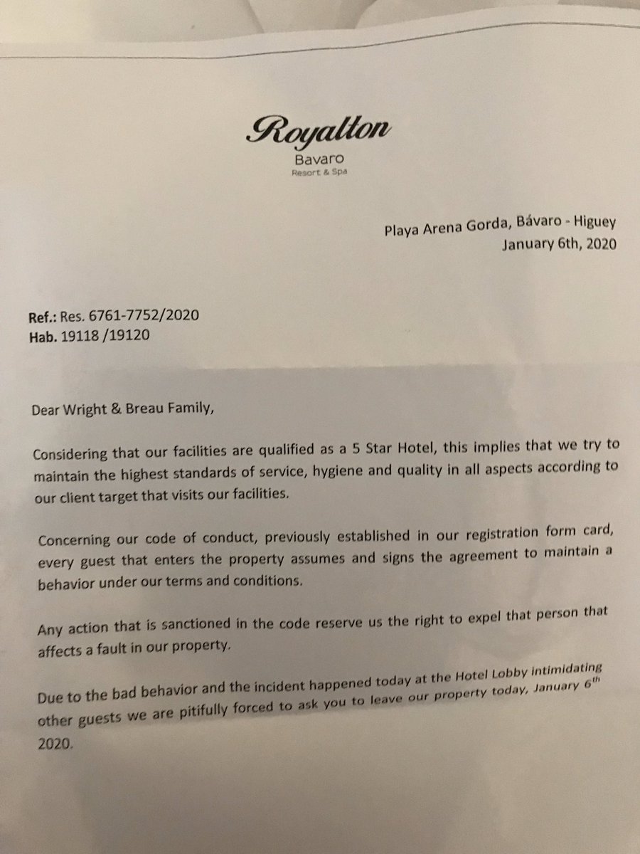 chantellebreau's tweet photo. Beware! Sunwing/ Royalton threatens to put family of 5 on the streets of Punta Cana for speaking out about HFMD. Upgrading those who agree not to expose it. Please contact for whole story. The cover up is putting children at risk and helping spread contagious virus. https://t.co/HHdLxUHRiR