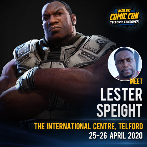 NEW MEDIA GUEST #WCC2020 - Lester Speight #GearsOfWar #Transformers #Titans #MyWifeAndKids #NCIS