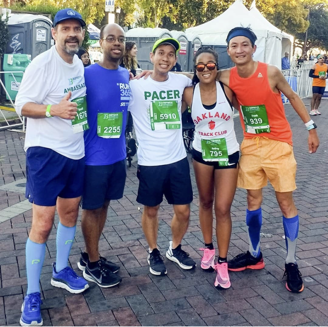 BerkeleyHalf's tweet photo. Squads that elevate, celebrate together! Tag your running buddies and thank them for all that they do! 

Photo Credit📸: @chanarchy
#BerkeleyHalf #runBerkeley https://t.co/HyMUbGcaon