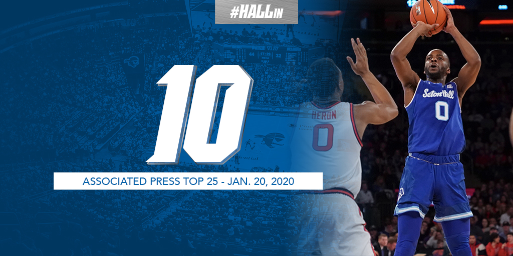 SetonHallMBB's tweet image. We can’t rest on our laurels to this point because we’ve got a long way to go...but it’s nice to be recognized. #HALLin 

1️⃣0️⃣
