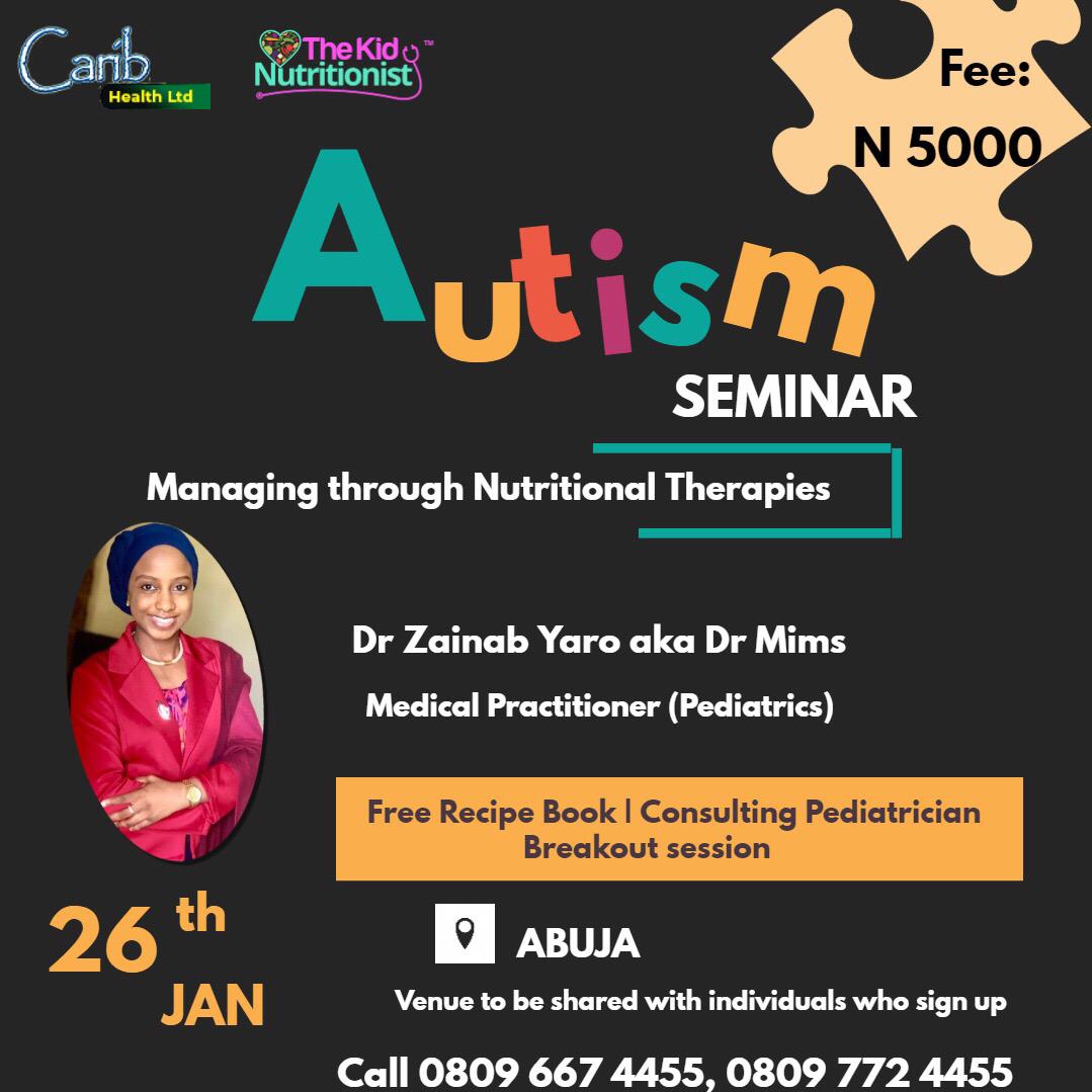 Autism seminar....get educated...your knowledge can help a parent and save a child.