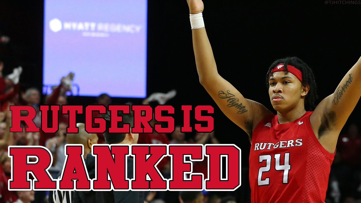 TJHitchings's tweet photo. FOR THE FIRST TIME SINCE 1979 THE RUTGERS MENS BASKETBALL TEAM IS NATIONALLY RANKED. R U RAH RAH! @RutgersMBB https://t.co/4RrzkMNAVG