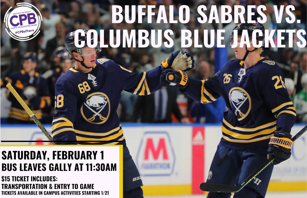 NUCampusAct's tweet photo. Let’s start this semester off with a bus trip‼️ $15 Tickets go on sale TUESDAY in the Campus Activities Office! Let’s go Buffalo💙💛 #CPBeThere https://t.co/tntB2FWIK4