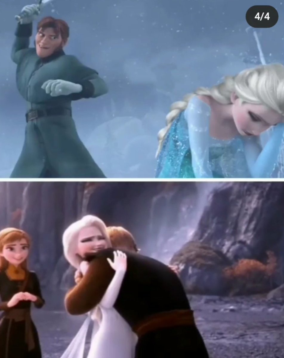 hangegod03's tweet photo. Frozen parallels 
Hans vs kristoff https://t.co/xAGF18aiSx