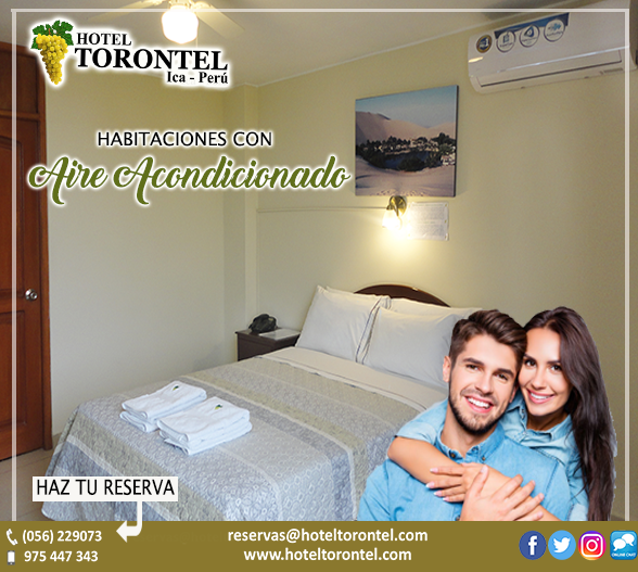 HotelTorontel's tweet photo. Disfruta de tu estadía en Ica en nuestras Habitaciones con Aire Acondicionado.😁
Contáctanos a:
📩reservas@hoteltorontel.com
📱975447343
☎️056 229073
Te esperamos 😁 https://t.co/ZpM0ig7OS9
