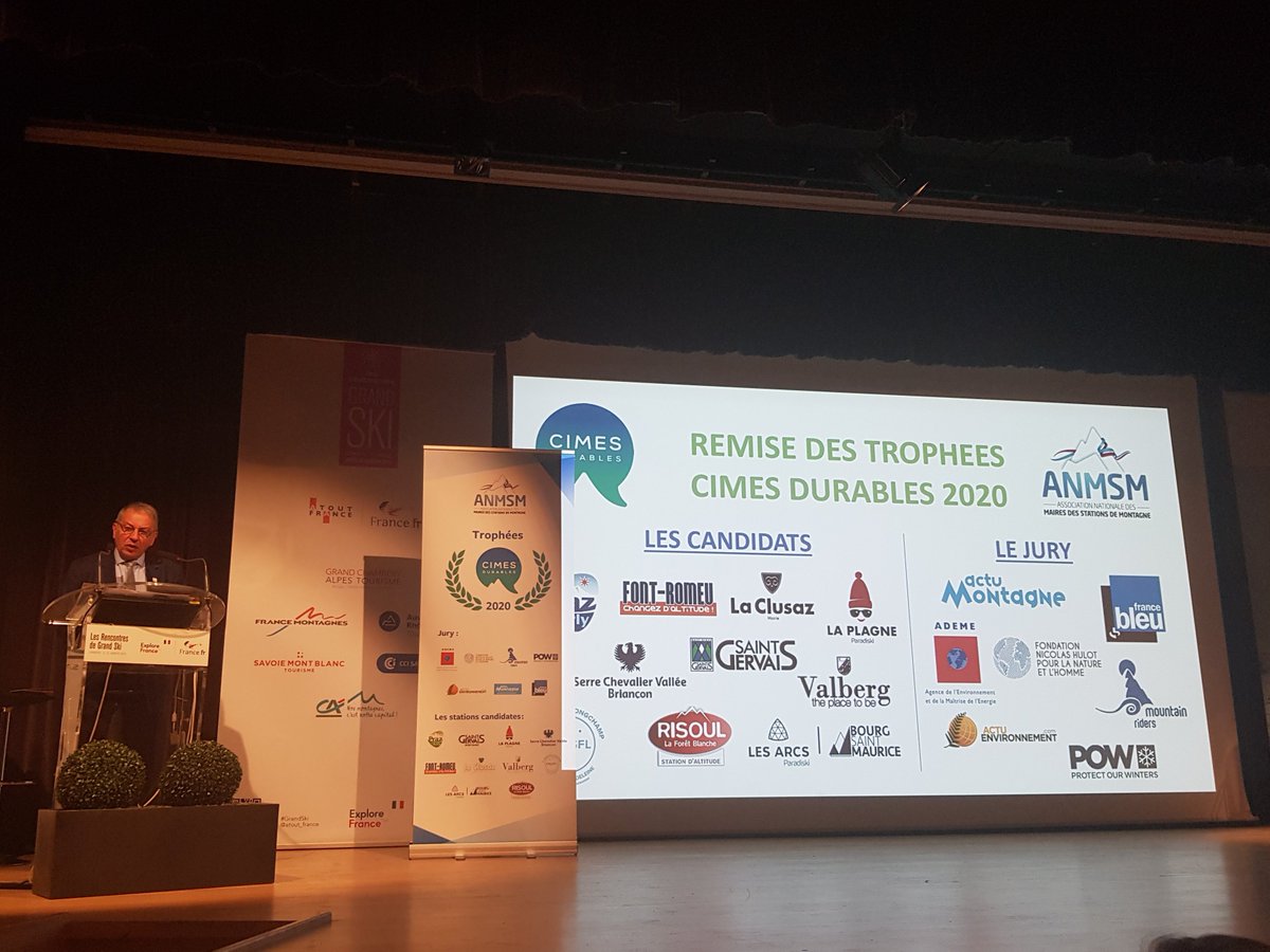anmsm's tweet photo. Félicitations aux 3 lauréats des Trophées Cimes Durables 2020 @my_SFL,@VALBERGAlpesSud @Font_Romeu ainsi qu'à @prazsurarly, prix "Coup de cœur" du Jury, récompensés pour leurs initiatives en faveur du #DeveloppementDurable #montagne 
👉communiqué de presse https://t.co/YGZWIvTK1N https://t.co/I5F38HTP05