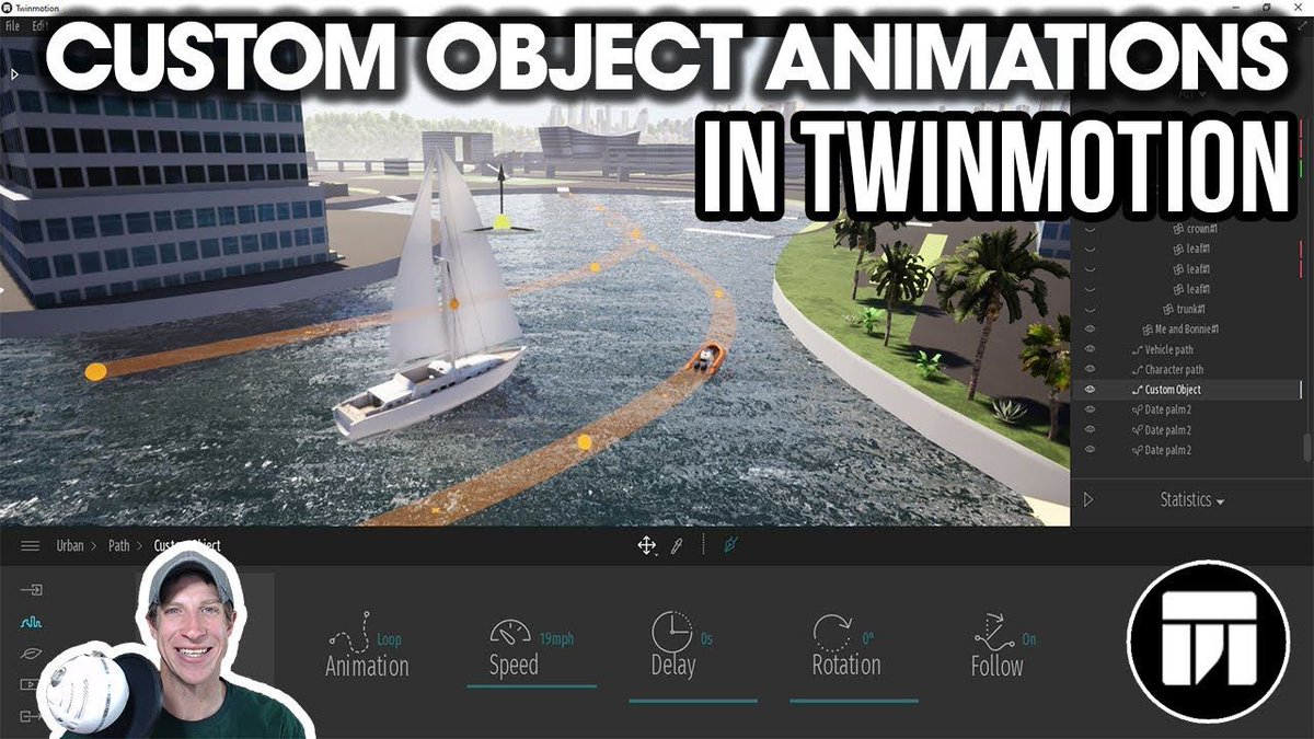 EasyRenders's tweet photo. In this video, we learn how to use #Twinmotion’s custom object animation function to animate the movement of an object of our choosing!  https://t.co/BgBMcvnIiM https://t.co/mTrEoocUgW