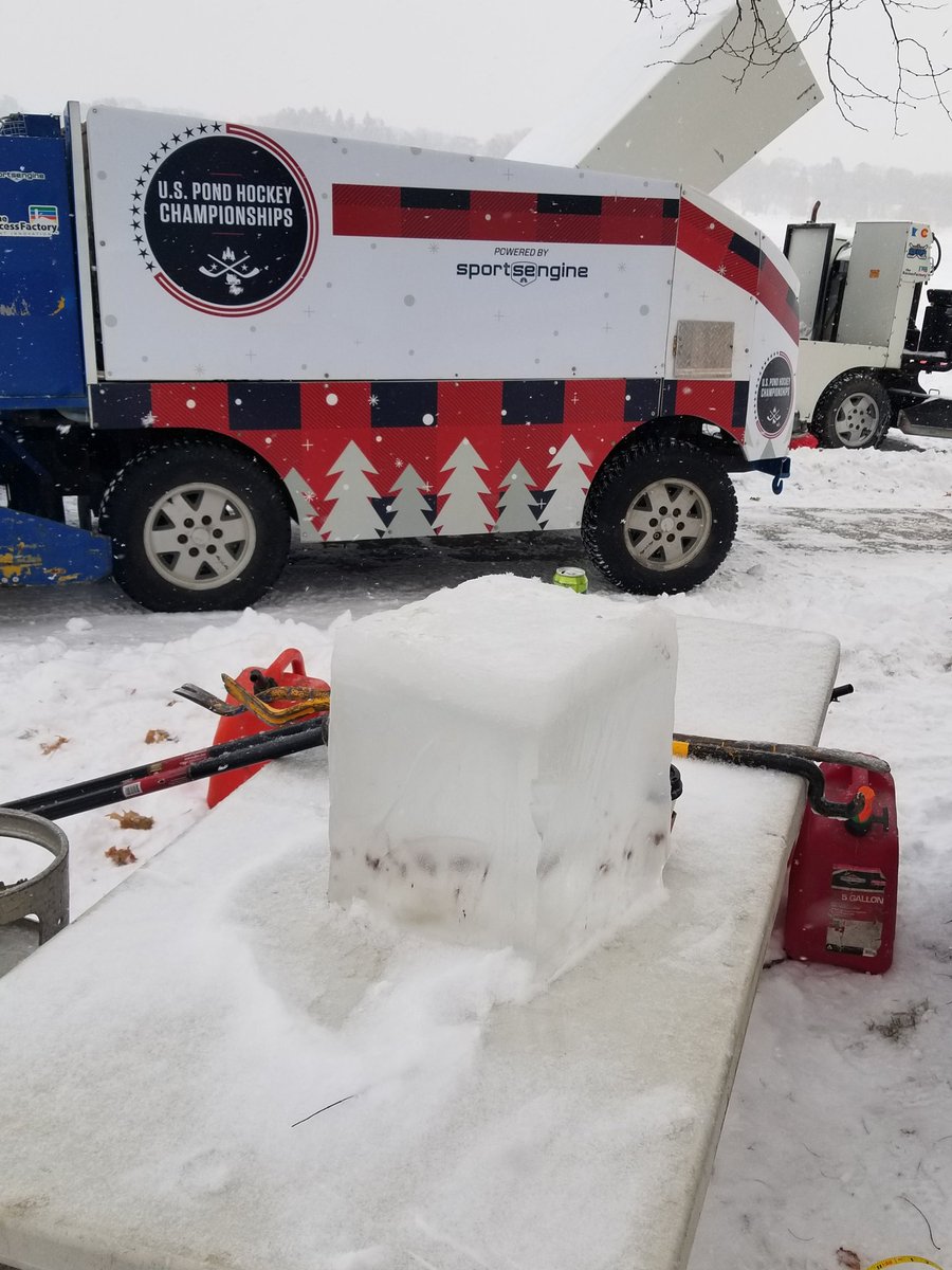 That's how much ice we're working on top of at Lake Nokomis this year. <a href="/USPondHockey/">U.S. Pond Hockey Championships</a> #IceOps #Year5