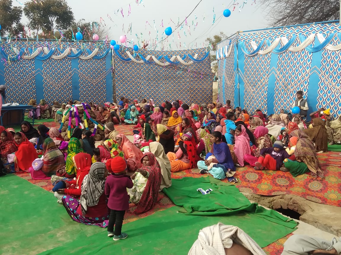 CdpoShri's tweet photo. #BBBP 
#WCD
 Block Malout 
Shri Muktsar Sahib
Celebrating new born baby girls lohri in vill Alamwala and vill Baam https://t.co/nGABXH9pWl