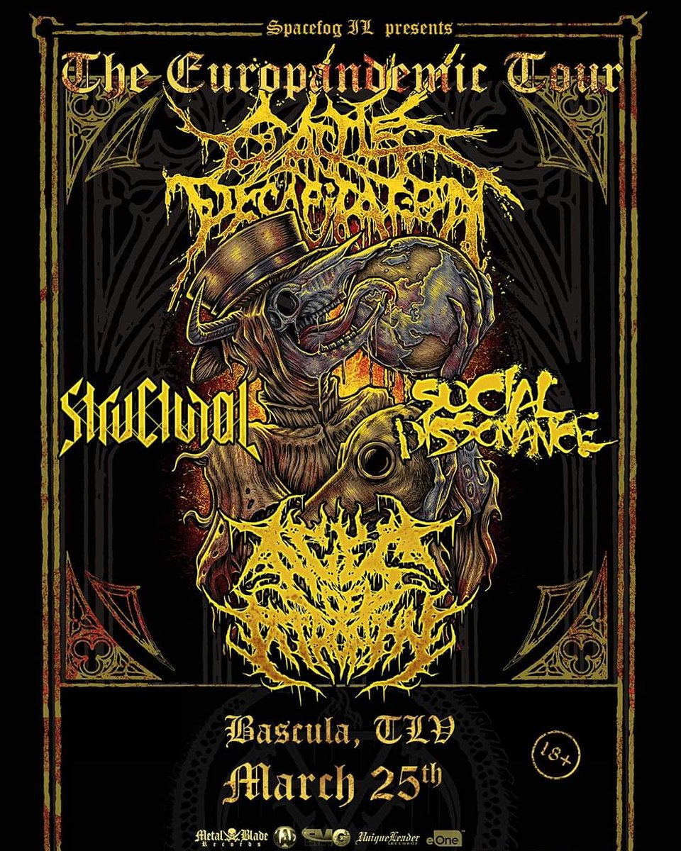 structuralband's tweet image. ⚡ Cattle Decapitation Live In Tel-Aviv ⚡

We can finally shout it out loud!
Cattle decapitation is coming to Tel-Aviv for the first time, and we will be there too!

facebook.com/events/s/cattl…