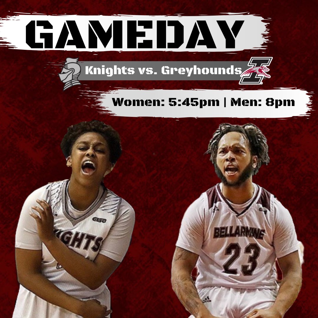 It’s GAMEDAYYY for men’s and women’s basketball!! Take advantage of your day off and get out to Knights Hall to support the teams against their conference rival! ⚔️🏀⚔️

Women- 5:45pm
Men- 8pm 

#GAMEDAY #SWORDSUP #KNIGHTSNATION