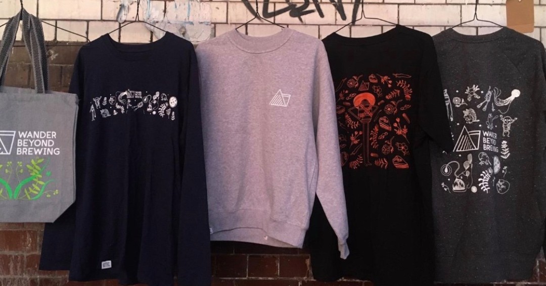 Here is some of our brand new merch! 😉 Get these and more on our online shop (wanderbeyondbrewing.com/shop). UK Mainland shipping only.