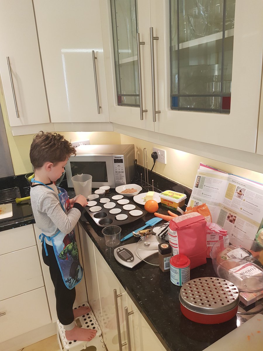RachelButler136's tweet photo. @westhorndonprim No.5 Bake a cake. Carrot cakes for Nannys birthday. #activitypassport #year2 https://t.co/klQi4KQykN