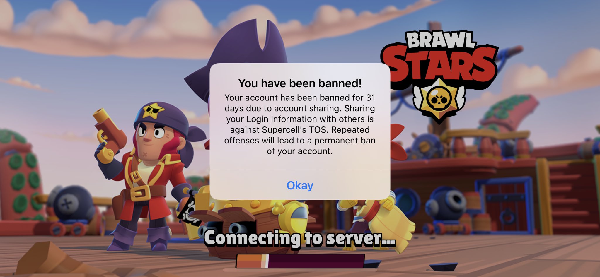 Служба поддержки бравл старс. Забанили в Brawl Stars. Блокировка аккаунта Brawl Stars. Аккаунт заблокирован БРАВЛ. Заблокировали аккаунт в БРАВЛ старс.