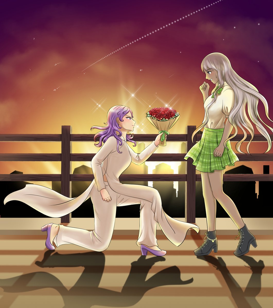 VanlanC's tweet photo. My fanart for Freaking Romance. Character:
Zylith from Freaking Romance by @SnaiLords❤️
Ceria from Love Disaster by me.
Freaking Romance: https://t.co/X2XEKPk91n
Love Disaster: https://t.co/7h0xMjll86
#WEBTOON #WebtoonCanvas @webtooncanvas  #FreakingRomance #FANART #WEBTOONFanArt https://t.co/XdnRDRWUJz