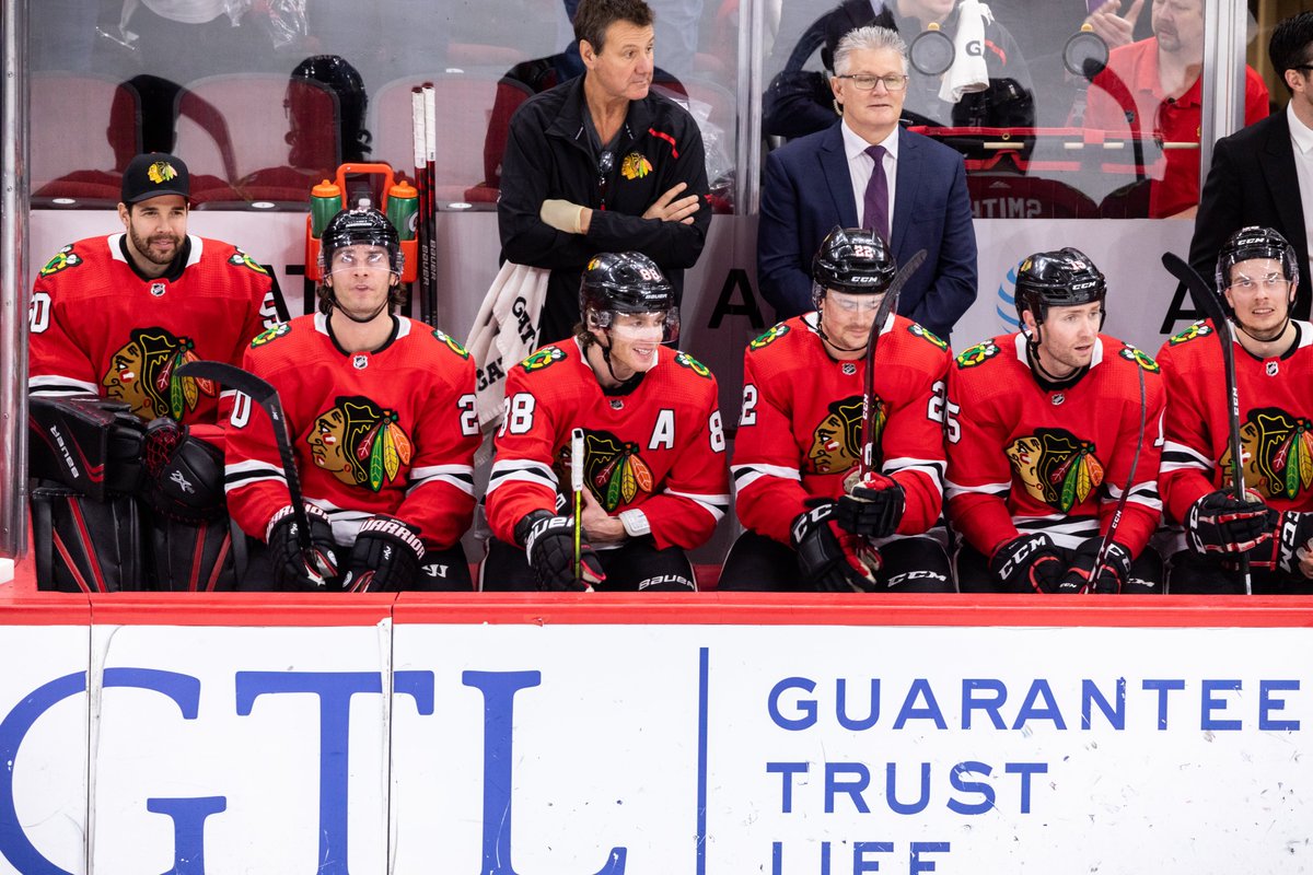 NHLBlackhawks's tweet photo. Still smiling 😊

#1Kane https://t.co/3mwPuZXvZv
