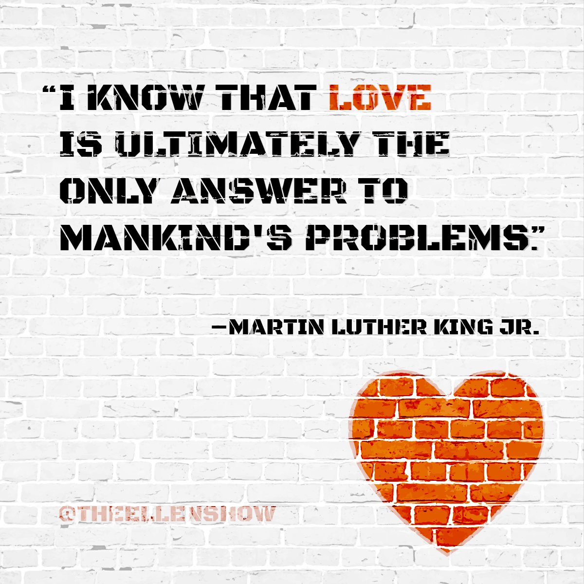 TheEllenShow's tweet photo. #MLKDay https://t.co/AvB6qpaJT3