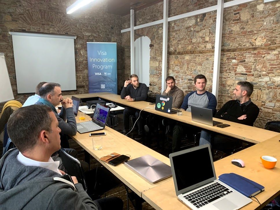 Crowdpolicy's tweet photo. #VIsaInnovationProgram On Friday the startups participating in the Visa Innovation Program had a meeting with our partners from Bulgaria Eleven and had the chance to present their product and value and investigate possible synergies! Thank you Eleven! United we stand! https://t.co/b8sTs01KLK