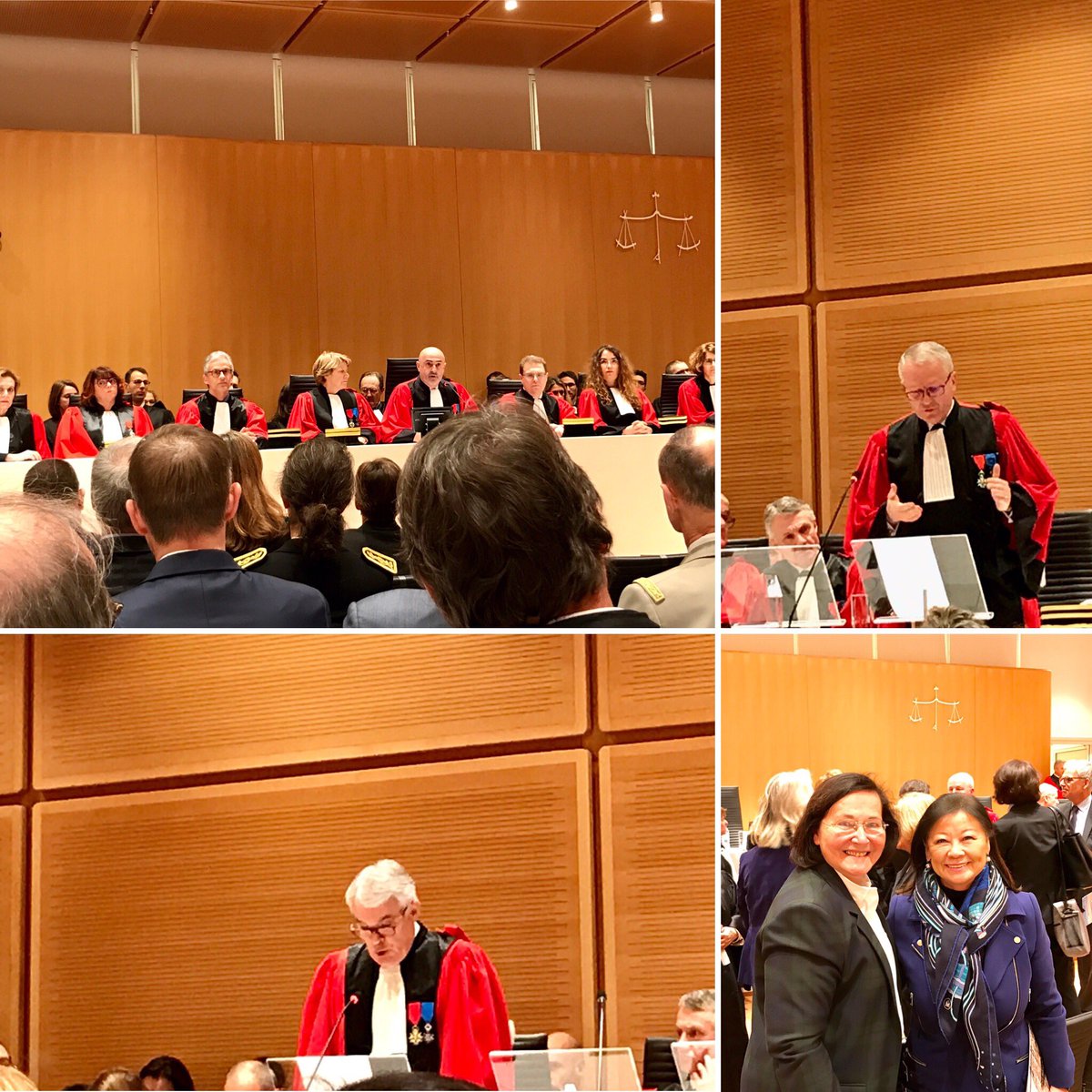 jdHAUTESERRE's tweet photo. .@jdHAUTESERRE Invitée à l'Audience solennelle de rentrée du Tribunal judiciaire présidée par le Président du TGI de Paris, Stéphane NOEL #TGI https://t.co/r48RiVb2RN