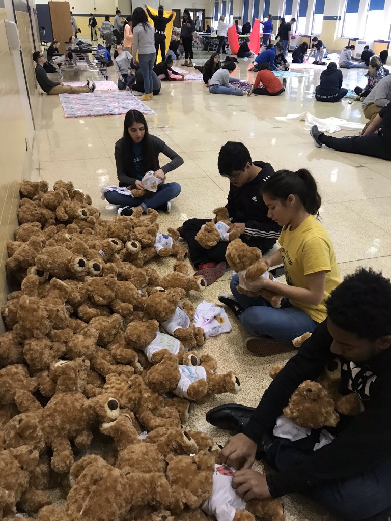 SOS had a “beary” fun time making teddy bears for the Children’s Advocacy Center! :) Making MLK day a day on instead of off <a href="/WillCountyCAC/">Will County CAC</a>