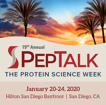 Proteos_Inc's tweet photo. We are sponsoring PepTalk 2020 which kicks off today. Look for our information if you are attending.

Proteos is a trusted partner in drug discovery research providing high-quality recombinant protein production services.

#PTK20 #peptalk https://t.co/2VMcH2UOHD