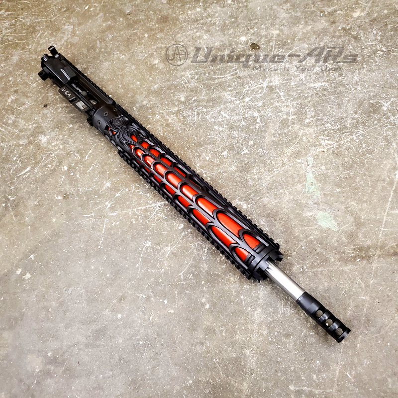 ARS_unique's tweet photo. Name this piece 🕸️ #makeityourown #webuildunique #pewpew #tactical #AR15 #2A #customrifle #customupper #cerakote https://t.co/mGtfBvjXRa