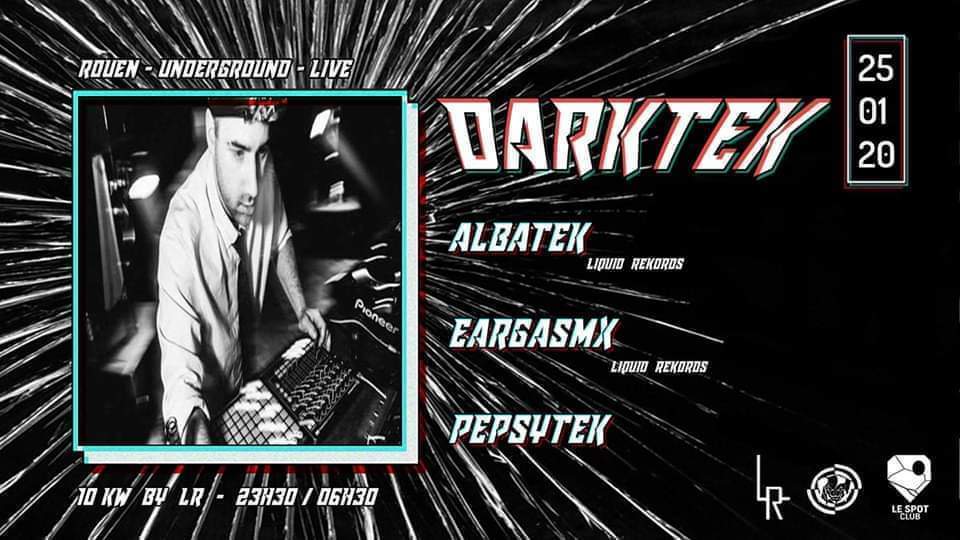 /// 🍀 JEU X <a href="/LeSpotClubRouen/">Le Spot Club</a> #Rouen

Cette semaine, on vous fait gagner 1X2 places pour aller à DarkTek W/ Show Case - Le Spot Club.

👉 facebook.com/NormandieElect…