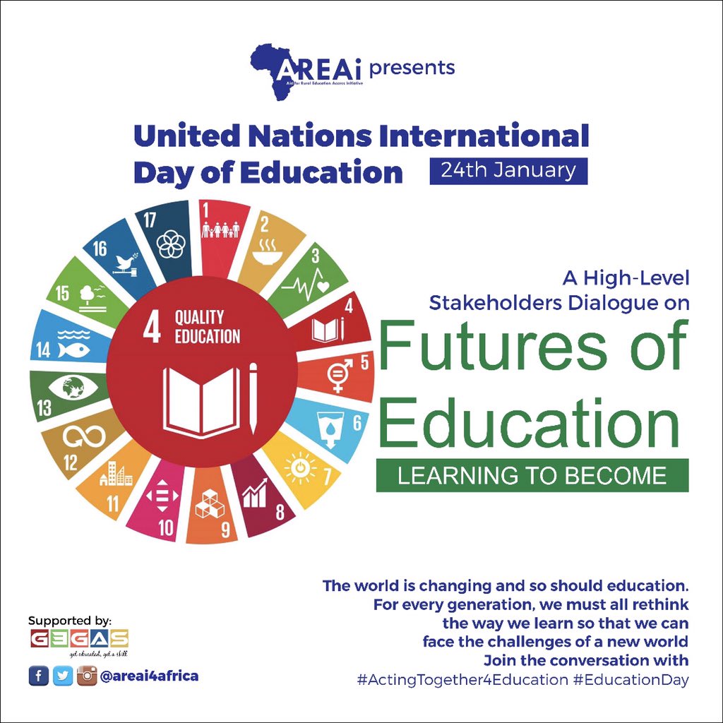 According to @UNESCO, the world is changing and so should EDUCATION. 

For every generation and #ForEveryChild, we met rethink all the way we learn so we that we can face the challenges of a new world. 

#ActTogether4Education #RethinkEducation #CommitToEducation 

#Thread