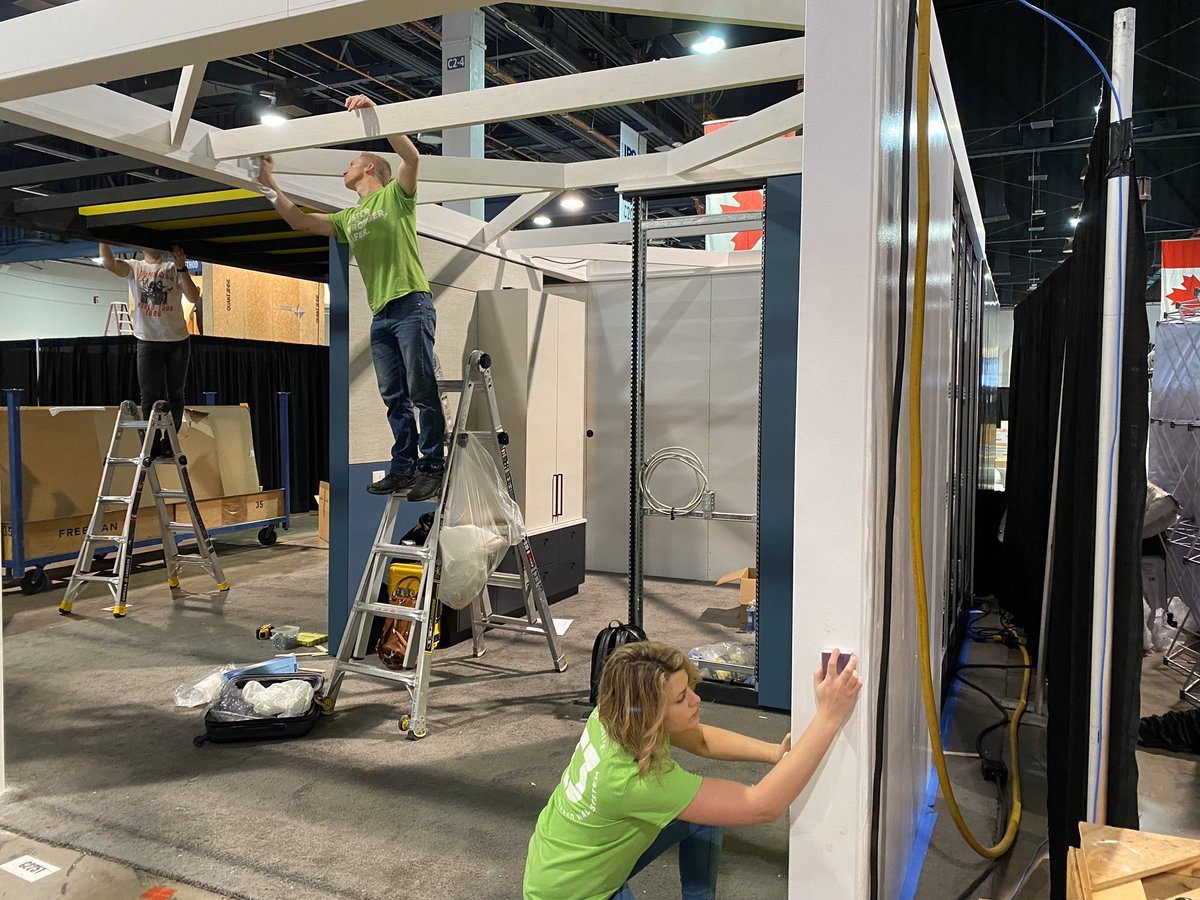 Who’s ready for #IBS2020 to start tomorrow? ⠀
Our team has been busy the past couple days getting our booth set up and ready for you all. ⠀
⠀
#IBS #Vegas #Buildingshow #greenbuild #innovation #buildingtechnology