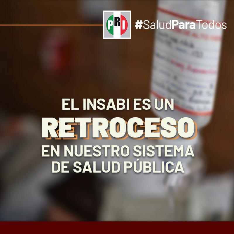 El sistema de salud pública en México se ha fortalecido por años, ahora con el #Insabi se visualiza un claro retroceso para las familias mexicanas.
 #SaludParaTodos