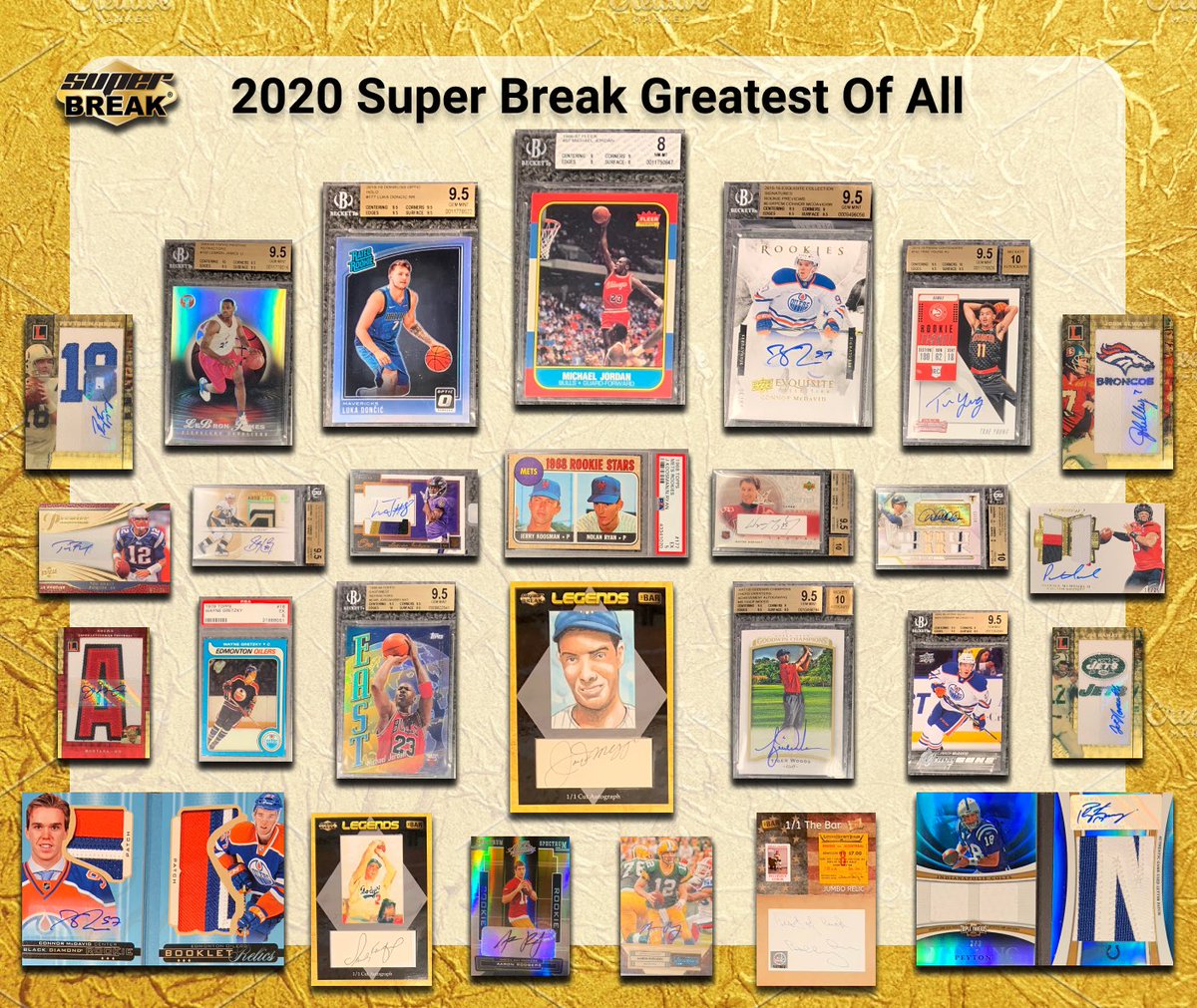 SuperBreakBoxes's tweet photo. Live today with #Collectiondefininghits Super Break 2020 Greatest of All. Find @CardsInfinity @FireHand17 @blowoutcards @SCCTradingCards @GTSDistribution @SoHobbySports https://t.co/Mh2cSTdj1A