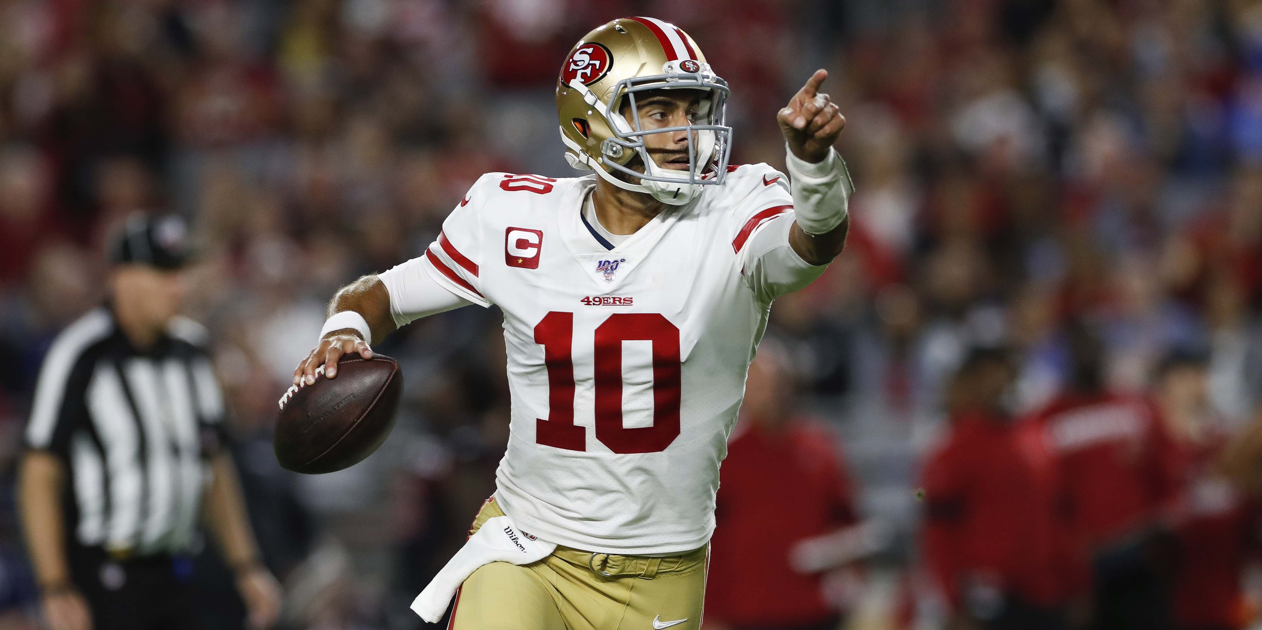 Around The NFL on X: '49ers to wear white jerseys, gold pants at