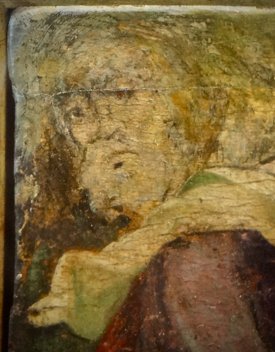 Is this the first photo ever?  540 years  ago by Leonardo da Vinci toke this photo of his father Ser Piero da Vinci. It was overpainted for many years, now found again. After a research  we know how it was possible.