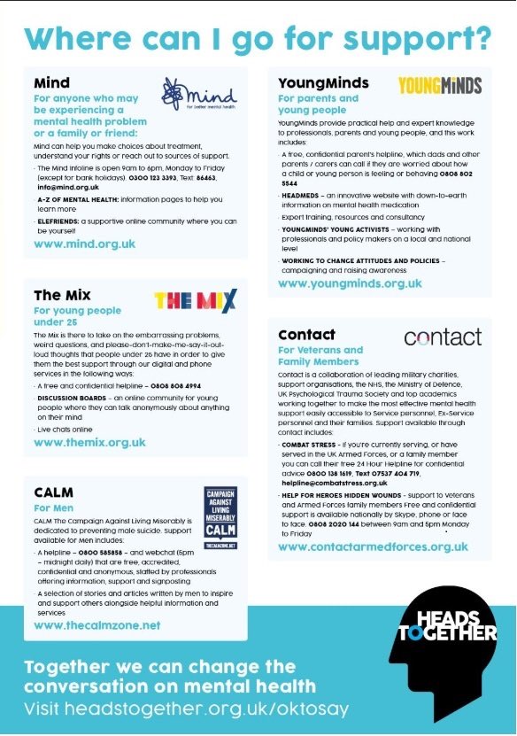 Mental illness doesn't care what day it is. For thousands of people across the country, every day is blue. There is support available all year round – no matter the date, no matter the time.  <a href="/YoungMindsUK/">YoungMinds</a> <a href="/MindCharity/">Mind</a> <a href="/TheMixUK/">The Mix</a> <a href="/Contact_AF/">Contact Armed Forces</a> <a href="/theCALMzone/">CALM</a> #BlueMonday #mentalhealth