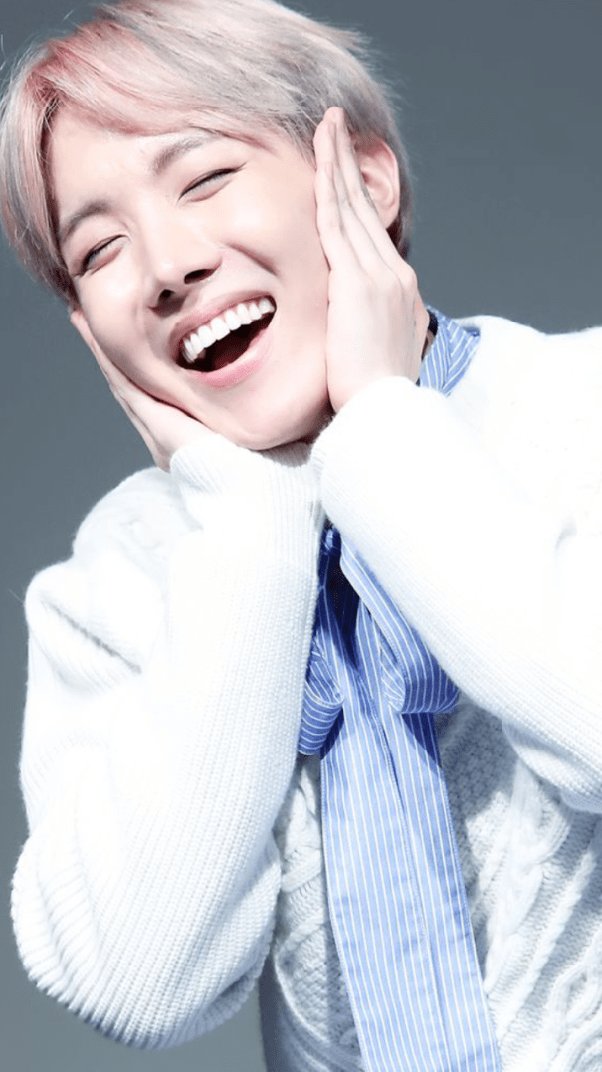 J-Hope's sunny disposition and full-face smile can make anyone's day brighter.