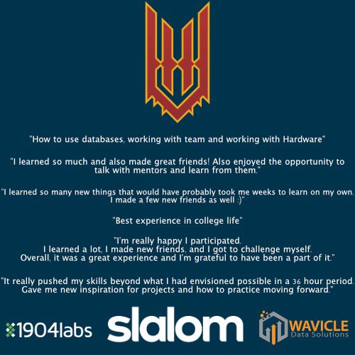 Still, considering signing up for this year's hack? Here are what a couple of participants have said about previous hacks.

register at umslhack.io 

#hakthestack #umsl #umslhack