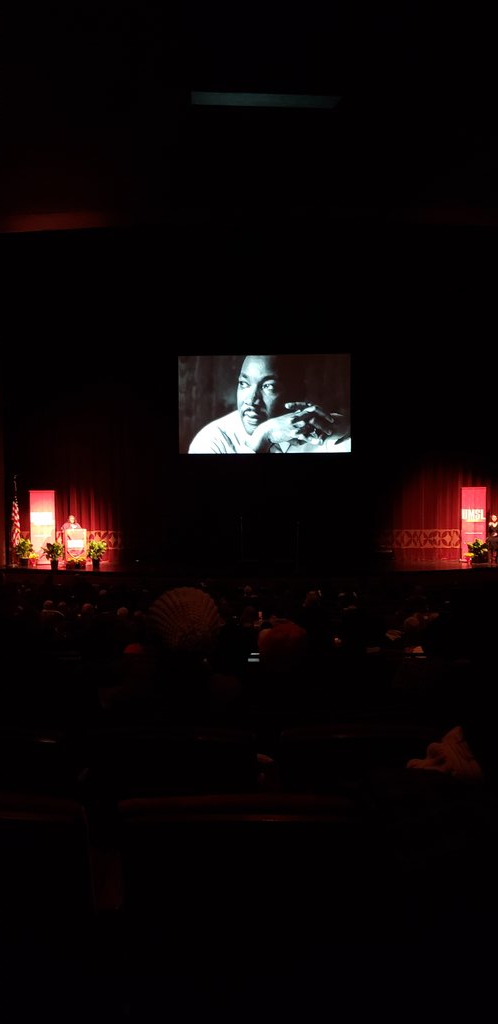 JerryAOverton's tweet photo. Wonderful morning from the #MLKUMSL2020 celebration. Happy #MLK Day. https://t.co/KrNwaxZvZR
