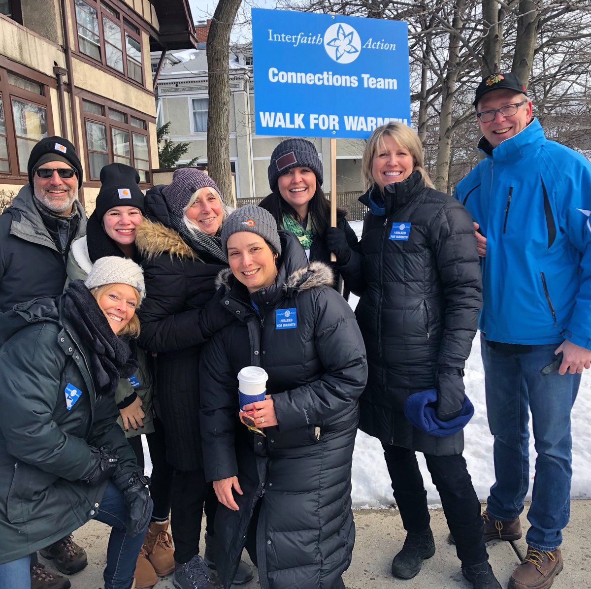 connect2home's tweet photo. #Supporters, #volunteers, and staff came together today on #mlkday for Interfaith Action Network’s Walk for Warmth. We are proud of our community’s #commitment to take steps toward ending #homelessness, one person at a time. #walkforwarmth #evanston #interfaithactionnetwork https://t.co/vHWDDeh15T