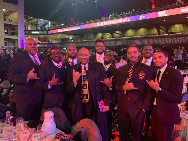 Bruhs were out enjoying the MLK celebration events around the Twin Cities this morning 🤙🏾