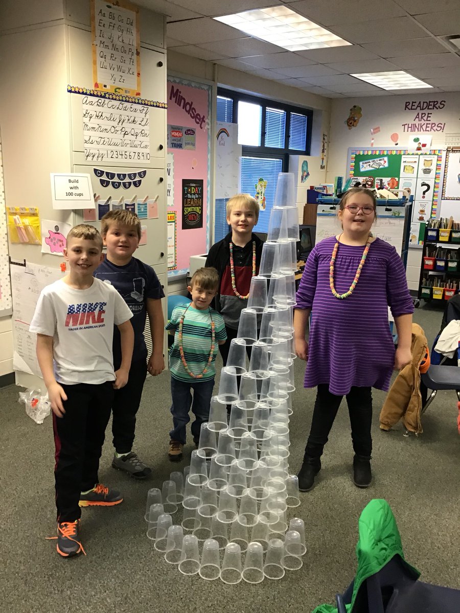 JCDMrsPindell's tweet photo. Happy 100th day of school! https://t.co/nW3OQFnLYy
