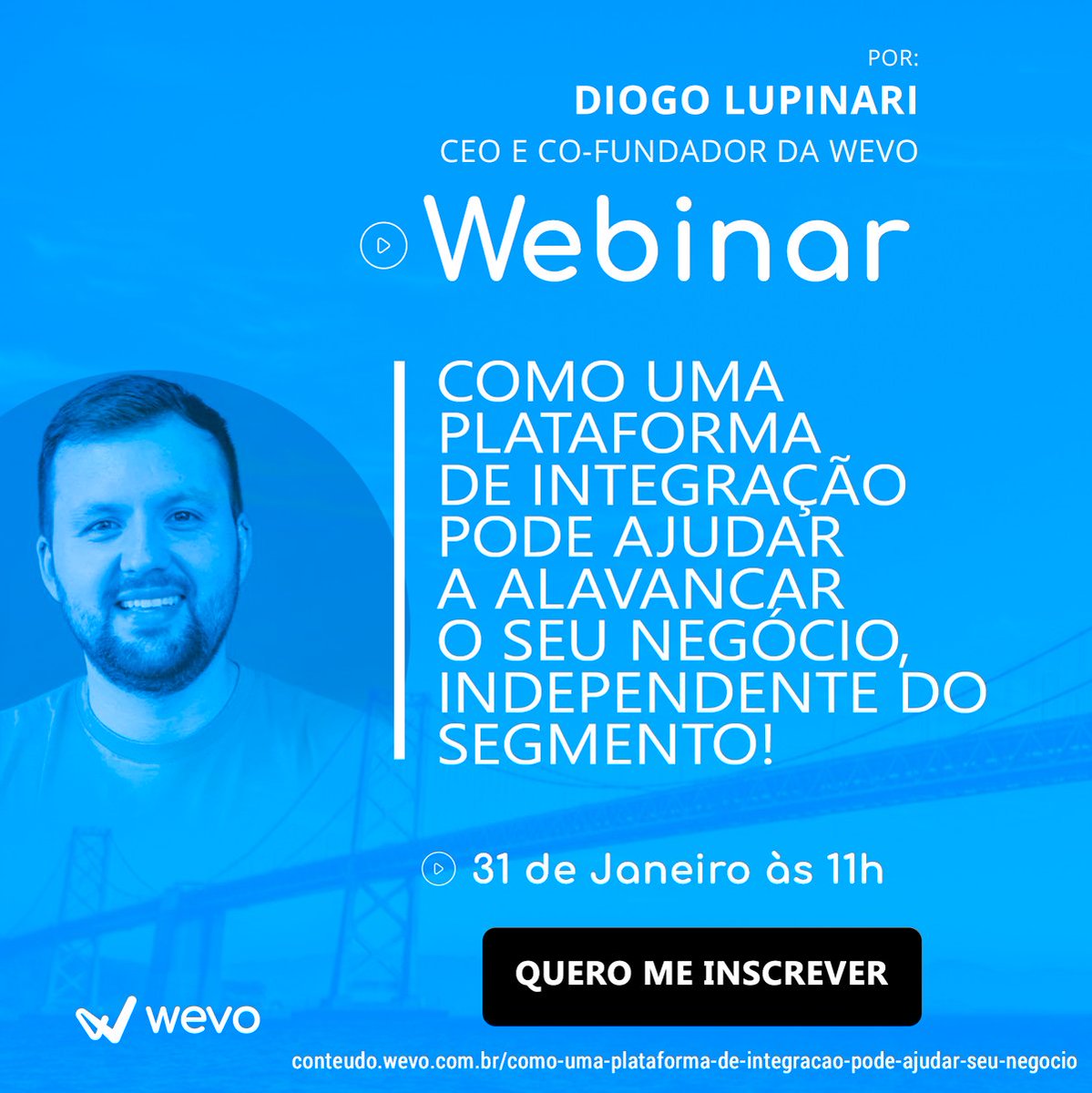 WevoTI's tweet photo. Não perca nosso Primeiro Webinar do Ano!🚀🙃

Inscreva-se: 
https://t.co/GgjGhyCu9J

#gowevo #integracao #ipaas #wevoipaas #integration #business #blogwevo

Wevo | Connect Your World https://t.co/joQr2GtBPc