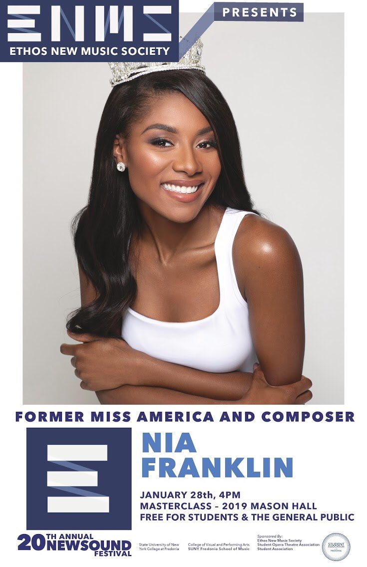 Nia Franklin is coming to Fredonia! Don’t miss it!
—
#ethosnewmusic #newmusic #composer