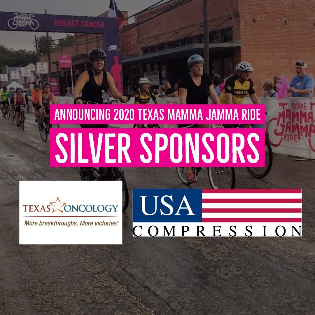 MammaJammaRide's tweet photo. We have fantastic news! @TexasOncology and @usacompression are back in as sponsors the 2020 ride and have increased their commitment to the Silver Sponsorship level! Help us thank Texas Oncology and USA Compression for their generous support of our mission. https://t.co/Bn614crVH0