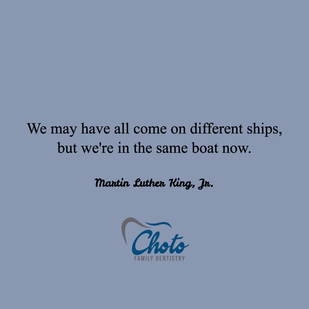 ChotoFamily's tweet photo. #mlkday #mlkday2020 #mondaymotivation #knoxvilledentists #dentalofficeknoxville https://t.co/Ha8OFQRJQy