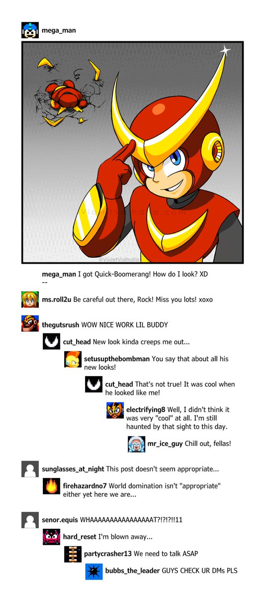 VioletValhalla's tweet image. I finished the Mega Man one a few days ago. Some more recent ones: digital drawings and crossstitch. 😄