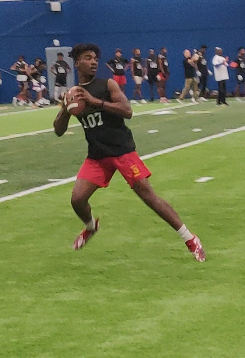 coachmhickeyjr's tweet photo. c/o 2023 Yates QB held his own as one of only two freshmen in the QB group. @NextLevelD1 @GPowersScout #NL100 https://t.co/MsYf8fSv20
